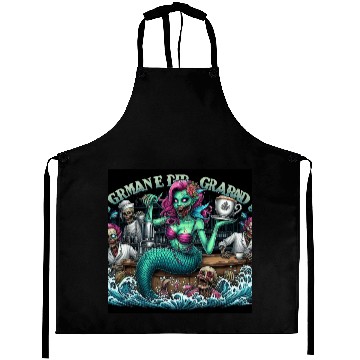 Discover Mermaid Bar Scene with Zombies Aprons