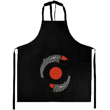 Discover Koi Fish Yin Yang Symbol Aprons