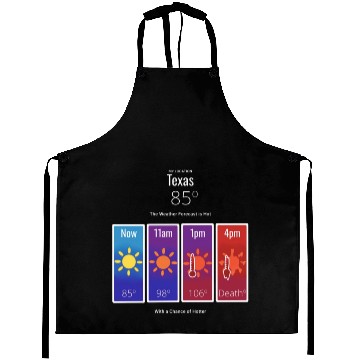 Discover Texas Weather Forecast Aprons