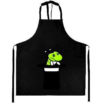 Discover Caterpillar top hat magician wizard magic trick Aprons