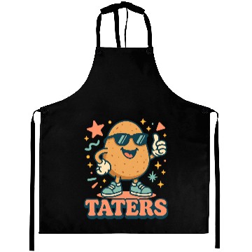 Discover Taters – Cool Potato Retro Style Aprons