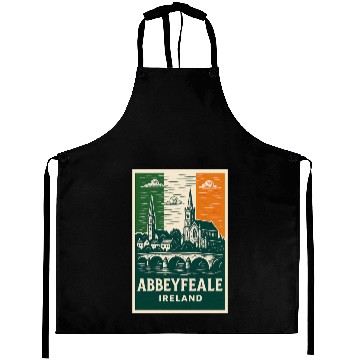 Discover Abbeyfale Ireland Church Skyline Aprons