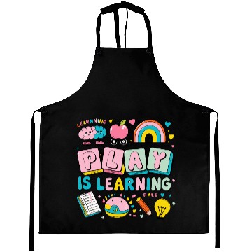 Discover back to school-Colorful Learning Play Illustration Aprons