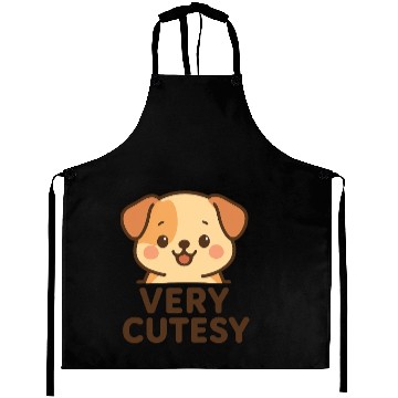 Discover Adorable Puppy Design Aprons