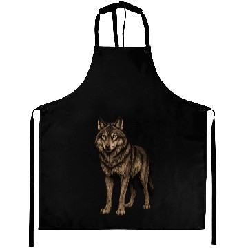 Discover Wolf - Wild Animal Aprons