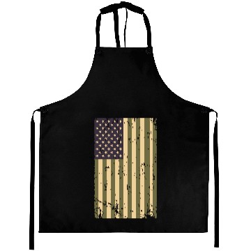 Discover Camouflage US Flag Aprons