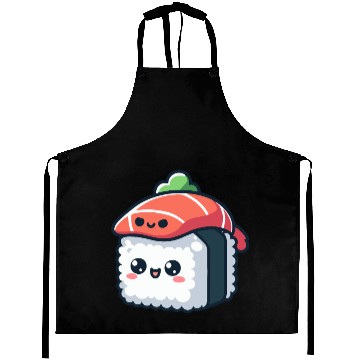 Discover kawaii sushi character - food Aprons