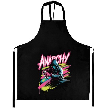 Discover Graffiti-Inspired Hooded Rebel Design Aprons