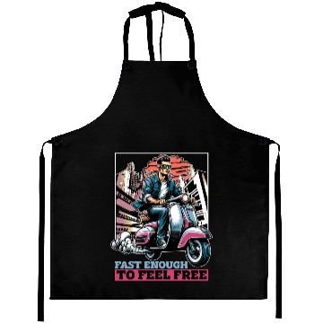 Discover Scooter Fast Enough To Feel Free Scooter Driver Aprons