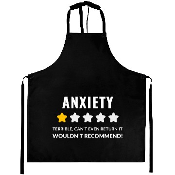 Discover Abstract Anxiety and Emotions Illustration Aprons