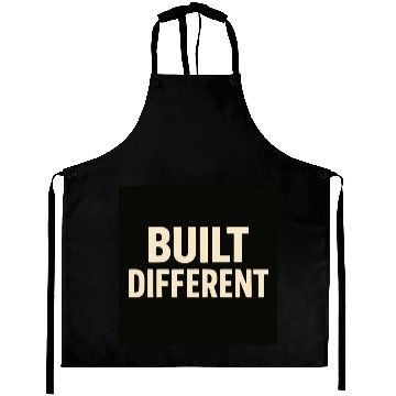 Discover Empowering Built Different Motif Aprons