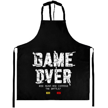 Discover Game Over Rise Continue Banner Aprons