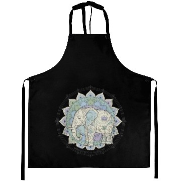 Discover Elephant Mandala Mindfulness Design Aprons