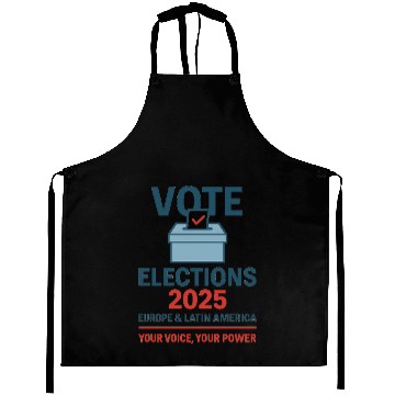 Discover Vote 2025 Election Campaign Design Aprons