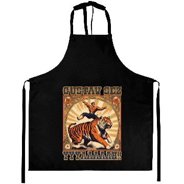 Discover Circus Performer Strong Man Lion Tamer Tiger Aprons