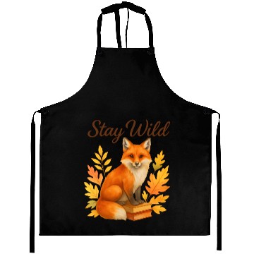 Discover Stay Wild – Autumn Fox Aprons