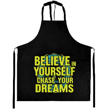 Discover Inspirational Dream  Typography Design Aprons