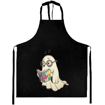 Discover Kooky Ghost Reading with Colorful Book Aprons