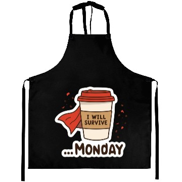 Discover Superhero Coffee Survival Design Aprons