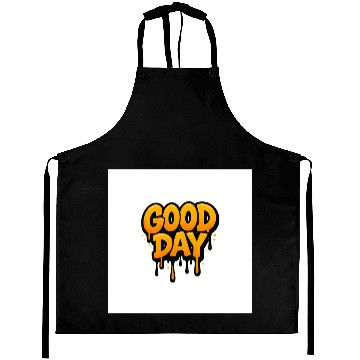 Discover Graffiti Style Good Day Text Design Aprons