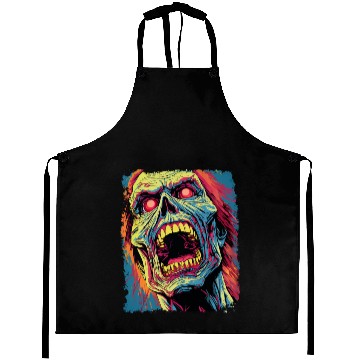 Discover Classic Horror Halloween Zombie Aprons
