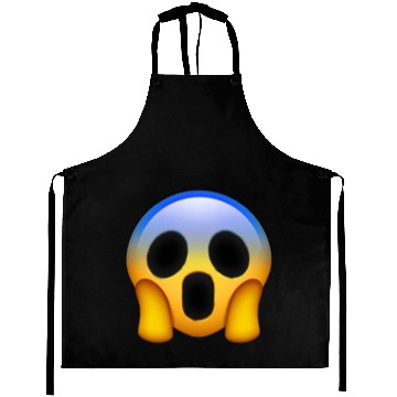 Discover Expressive Scream Emmoticon Aprons