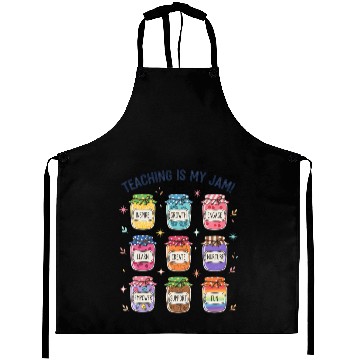 Discover Teaching Is My Jam Cute Teacher Appreciation Aprons
