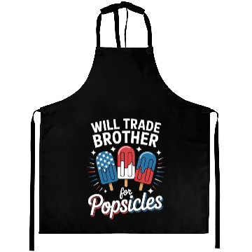 Discover Trade Brother for Popsicles Independence Day 4th Aprons