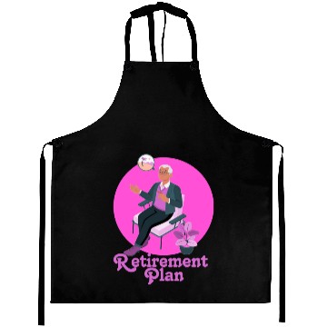 Discover Retirement Planning Illustration Aprons