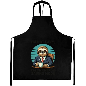 Discover Energy Saving Mode Sloth Aprons