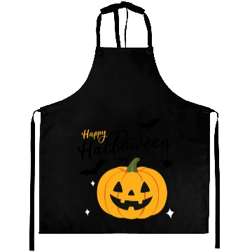 Discover Pumpkin Jack O Lantern Halloween Design Aprons