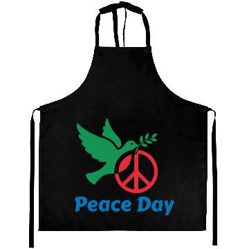 Discover Peace Day Dove with Olive Branch Aprons