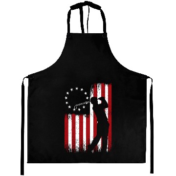 Discover American Flag Golf USA Flag Aprons