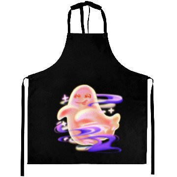 Discover Playful Glowing Ghost  Aprons