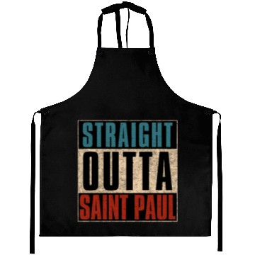 Discover Straight Outta Saint Paul Minnesota MN Aprons