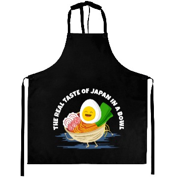 Discover Cute Ramen Bowl with Smiling Egg Aprons