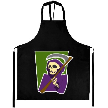 Discover Dead Skeleton Illustration Aprons