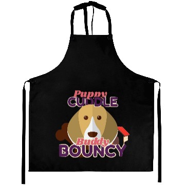 Discover Puppy Cuddle Buddy Bouncy Design Aprons