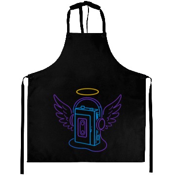 Discover Celestial Audio Girl with Angel Wings Aprons