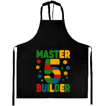 Discover Master Builder Brick System Toys Party Aprons
