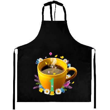 Discover Whimsical Coffee Celebration Mug Aprons