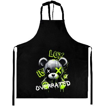 Discover Graffiti Bear Lux Overrated Aprons