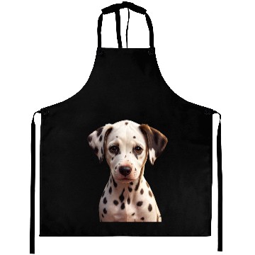 Discover Dalmatian Puppy Portrait on Aprons