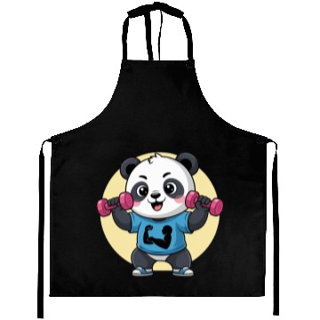 Discover Panda Gym Workout Aprons