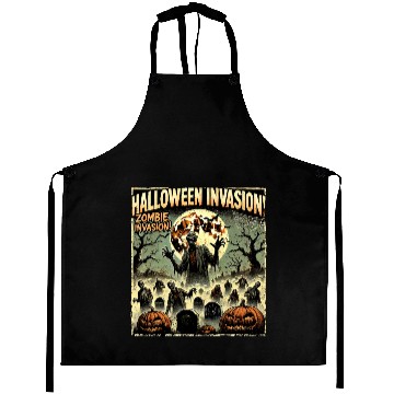 Discover Halloween Zombie Invasion Aprons