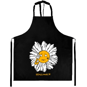Discover Peaceful Daisy Sunflowers Design Aprons