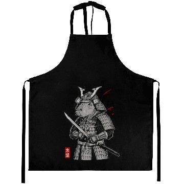 Discover Samurai Otter in Armor Aprons