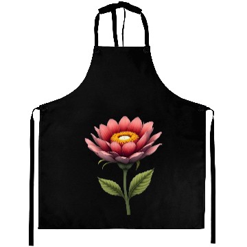 Discover Elegant Pink Lotus Blossom Design Aprons