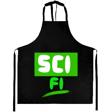 Discover Sci-fi typography for science fiction lovers  Aprons