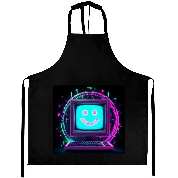 Discover Retro Digital Computer Design Aprons
